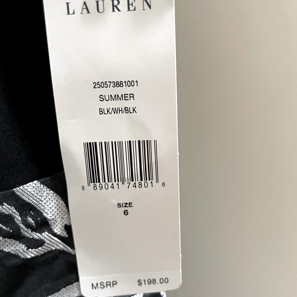 NWT Ralph Lauren A-Line Fit and Flare Party Dress - Size 6 - Picture 7 of 8